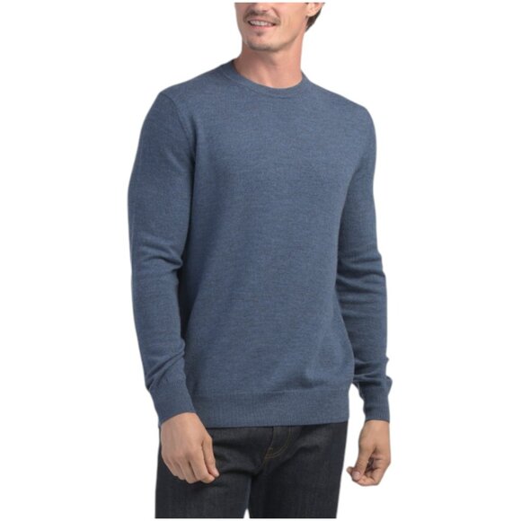CHRISTIAN LACROIX Men's Extrafine Merino Wool Long Sleeve Crew Neck Sweater - Picture 1 of 2